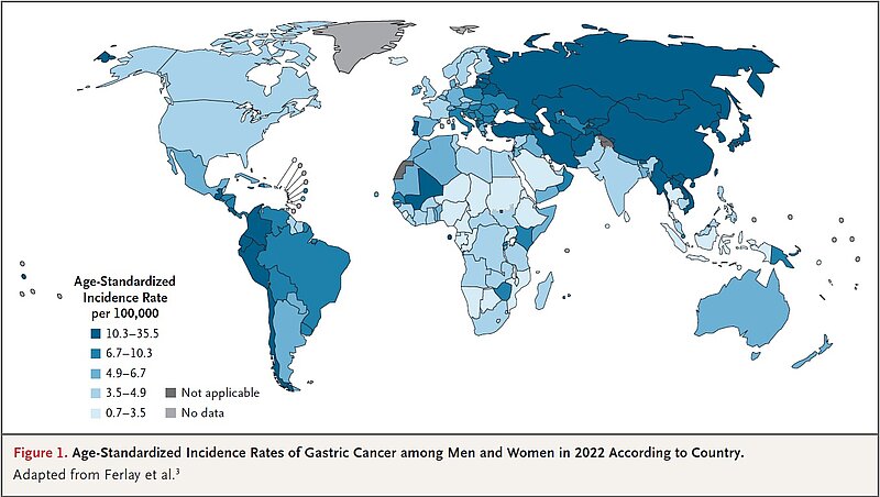 Ziņojums par H.pylori skrīninga un ārstēšanas stratēģijām kuņģa vēža profilaksei publicēts vienā no pasaules ietekmīgākajiem medicīnas žurnāliem