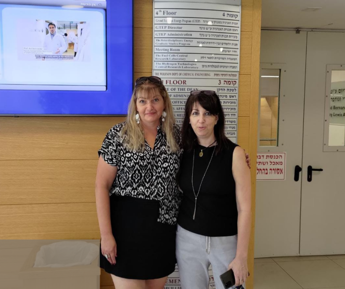 Foto: No personīgā arhīva. LU KPMI un Technion (Izraēla) projekta administratīvo vadītāju tikšanās Haifā, Izraēlā