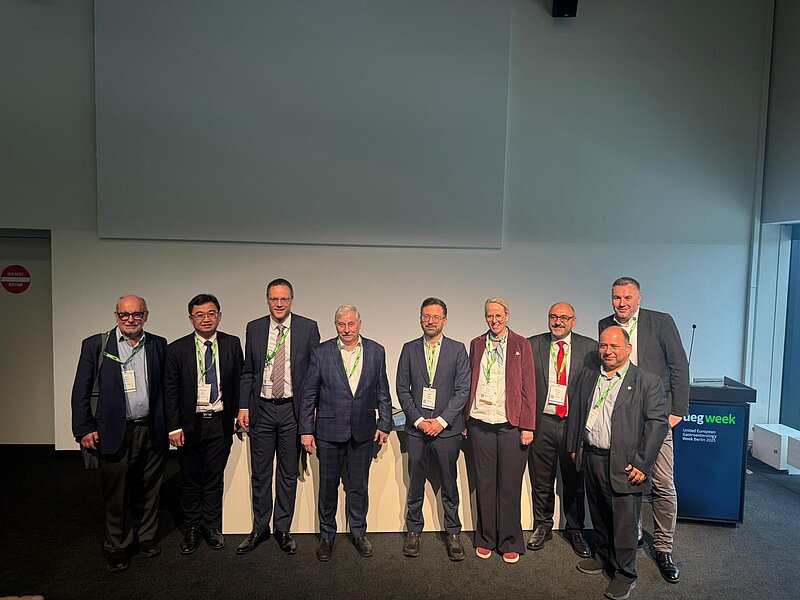 Mārcis Leja presents GISTAR, TOGAS, EUROHELICAN, and EUCanScreen projects at UEG Week 2025  