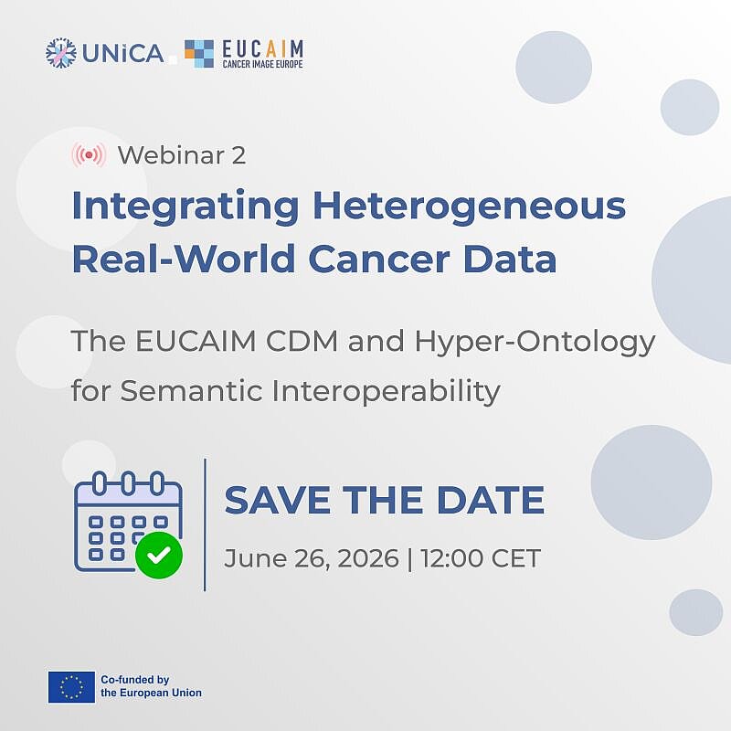 Vieslekcija / tiešsaistes seminārs: Integrating Heterogeneous Real World Cancer Data — EUCAIM Common Data Model un Hyper Ontology