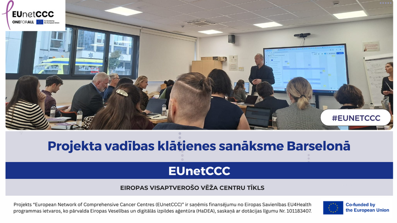 Projekta "EUnetCCC" vadības komanda satiekas Barselonā