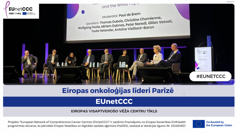 Eiropas onkoloģijas līderi tiekas Parīzē